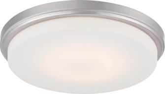 Dale - LED Flush with Opal Frosted Glass - Brushed Nickel Finish (81|62/609)