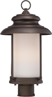Bethany; LED Outdoor Post with Satin White Glass; Forest Bronze Finish (81|62/634)