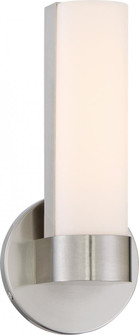 Bond - Single LED Small Sconce with White Acrylic Lens - Brushed Nickel Finish (81|62/731)