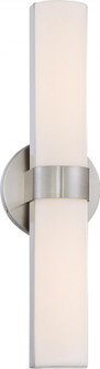 Bond; Double 17-1/2 in.; LED Vanity with White Acrylic Lens; Brushed Nickel Finish (81|62/732)