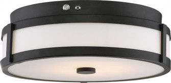 LED 20W - Flush with White Acrylic Lens - Aged Bronze Finish- 120-277V - 120-277V (81|62/976)