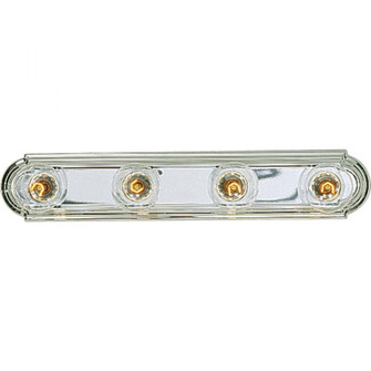 Broadway Collection Four-Light Polished Chrome Traditional Bath Vanity Light (149|P3025-15)