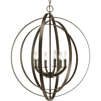 P3889-20 6-60W CAND SPHERE FOYER LANT (149|P3889-20)