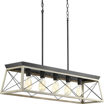 Briarwood Collection Five-Light Linear Chandelier (149|P400048-143)