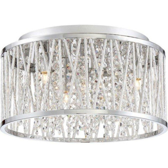 Crystal Cove 4-Light Polished Chrome Flush Mount Light (26|PCCC1614C)