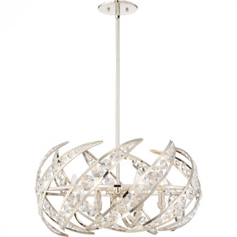 Crescent 6-Light Polished Nickel Pendant Light (26|PCCN2824PK)