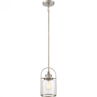 Payson 1-Light Brushed Nickel Mini Pendant Light (26|QPP2781BN)