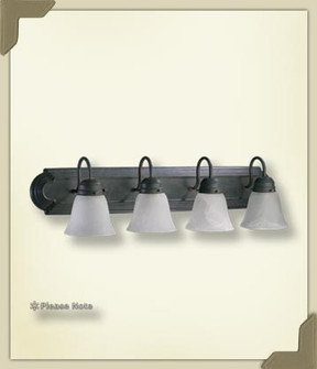 CAMPBELL 6LT VNTY W/ FAUX ALAB -TS (83|5094-6-144)