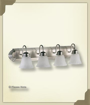 CAMPBELL 6LT VNTY W/ FAUX ALAB-STN (83|5094-6-165)