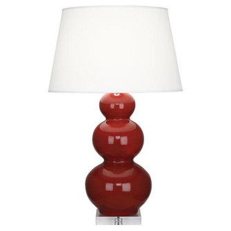 Oxblood Triple Gourd Table Lamp (237|A355X)