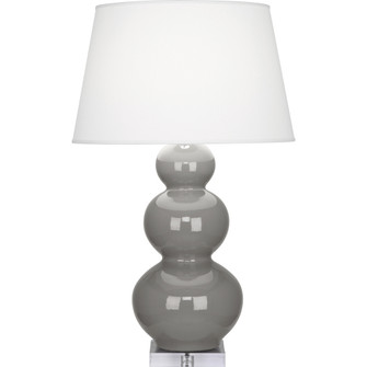 Smokey Taupe Triple Gourd Table Lamp (237|A359X)