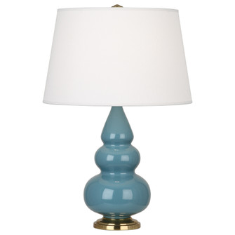 Steel Blue Small Triple Gourd Accent Lamp (237|OB30X)