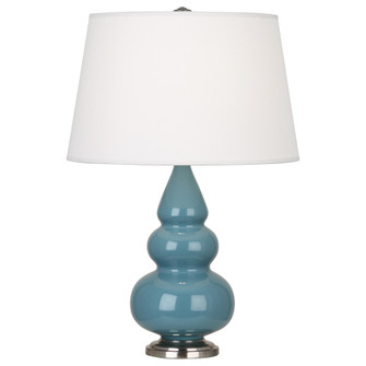 Steel Blue Small Triple Gourd Accent Lamp (237|OB32X)