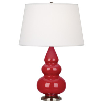 Ruby Red Small Triple Gourd Accent Lamp (237|RR32X)