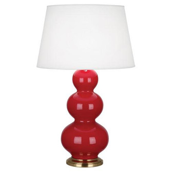 Ruby Red Triple Gourd Table Lamp (237|RR40X)