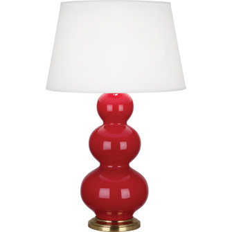 Ruby Red Triple Gourd Table Lamp (237|RR40X)