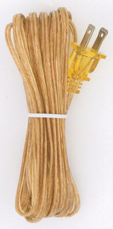 15 Foot Cord With Plug; Gold Finish (27|S70/103)