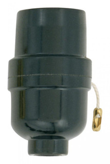 Bakelite Medium Base Pull Chain Socket (27|S70/433)