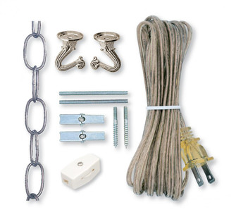 Swag Lite Kit; 12 Foot; Nickel Finish (27|S70/489)