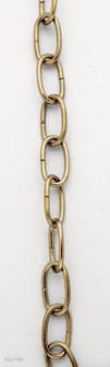 8 Gauge Chain; Antique Brass Finish; 1 Yard Length (27|S70/570)