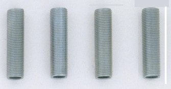 4 Steel Nipples; 1/8 IPS; Running Thread; 1-1/2'' Length (27|S70/601)