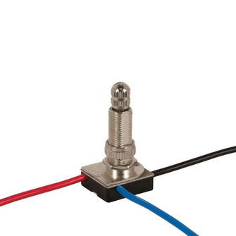 3-Way Metal Rotary Switch, Metal Bushing, 2 Circuit, 4 Position(L-1, L-2, L1-2, Off). Rated: (27|80/1365)