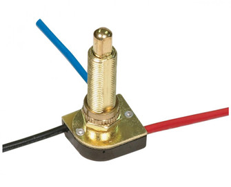 3-Way Metal Push Switch, Metal Bushing, 2 Circuit, 4 Position(L-1, L-2, L1-2, Off). Rated: 6A-125V, (27|80/1369)