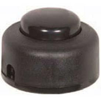 Step-On-Button; On/Off Push Switch; 2A-125V, 1A-125V, 1A-250V Rating; Black Finish; (Terminal) (27|80/1229)