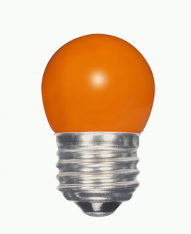 1.2 Watt LED; S11; Ceramic Orange; Medium base; 120 Volt; Carded (27|S9164)