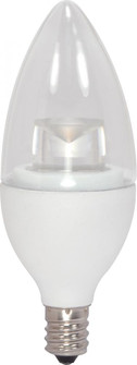 2.8 Watt; B11 LED; 3000K; Candelabra base; 120 Volt (27|S8950)