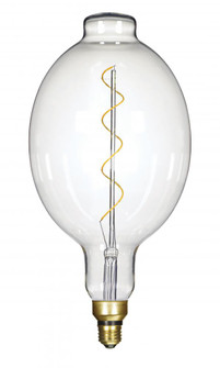 4 Watt BT56 LED vintage style Filament; Clear; 25000 Average rated hours; Medium Base; 120 Volt (27|S22432)