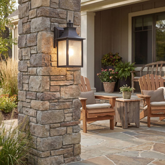 Monte Grande 1-Light Outdoor Wall Lantern in Slate (128|5-254-25)