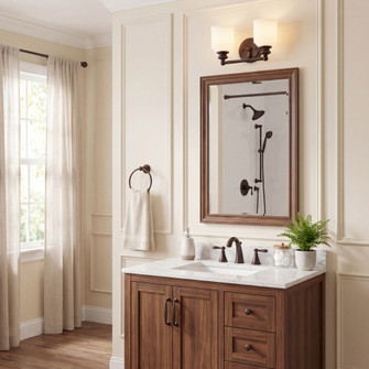 Melrose 2-Light Bathroom Vanity Light in English Bronze (128|8-6836-2-13)