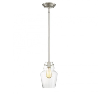 Vintage 1-Light Mini-Pendant in Satin Nickel (128|7-4134-1-SN)