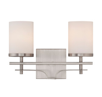 Colton 2-Light Bathroom Vanity Light in Satin Nickel (128|8-338-2-SN)