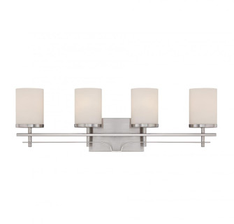 Colton 4-Light Bathroom Vanity Light in Satin Nickel (128|8-338-4-SN)