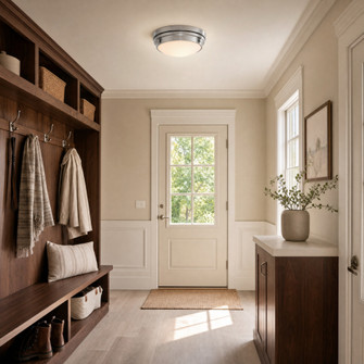Lucerne 2-Light Ceiling Light in Satin Nickel (128|6-3350-14-SN)