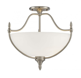 Herndon 3-Light Ceiling Light in Satin Nickel (128|6-1005-3-SN)