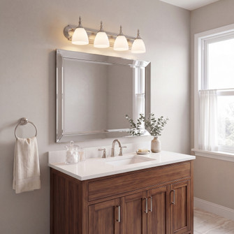 Herndon 4-Light Bathroom Vanity Light in Satin Nickel (128|8-1007-4-SN)