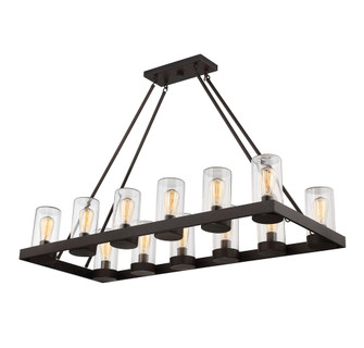 Inman 12-light Outdoor Linear Chandelier In English Bronze (128|1-1131-12-13)