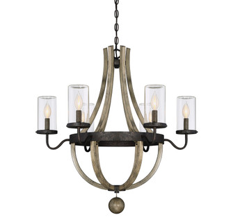 Eden 6-Light Outdoor Chandelier in Weathervane (128|1-2100-6-70)
