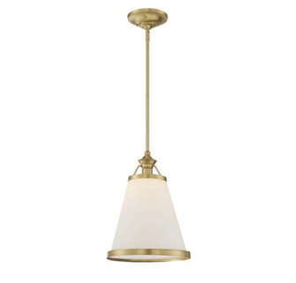 Ashmont 1-Light Pendant in Warm Brass Lustre (128|7-130-1-63)