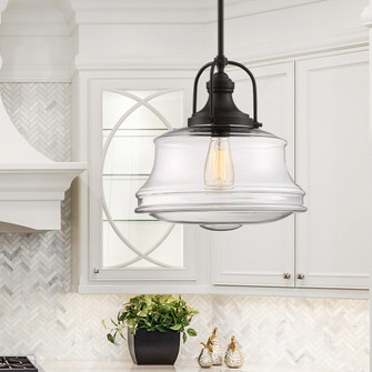 Garvey 1-Light Pendant in English Bronze (128|7-5012-1-13)