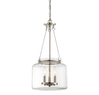 Akron 3-Light Pendant in Polished Nickel (128|7-9006-3-109)