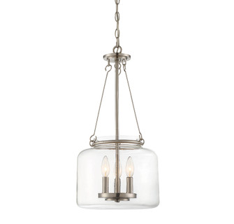 Akron 3-Light Pendant in Satin Nickel (128|7-9006-3-SN)