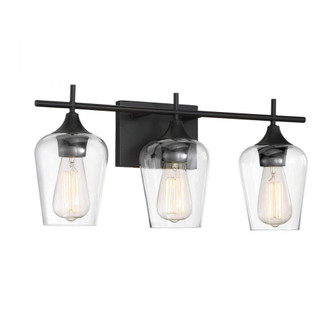Octave 3-Light Bathroom Vanity Light in English Bronze (128|8-4030-3-13)