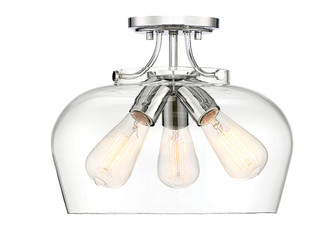 Octave 3-Light Ceiling Light in Polished Chrome (128|6-4035-3-11)