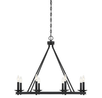 Middleton 8-Light Chandelier in Matte Black (128|1-308-8-89)