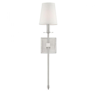 Monroe 1-Light Wall Sconce in Satin Nickel (128|9-303-1-SN)