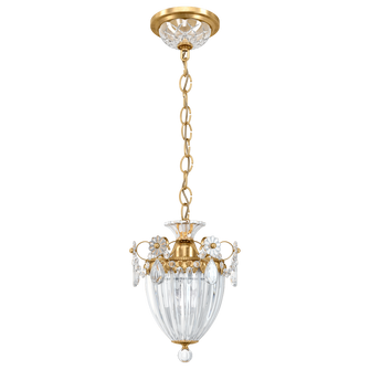 Bagatelle 1 Light 120V Mini Pendant in Heirloom Gold with Clear Heritage Handcut Crystal (168|1241-22)